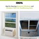thumbnail image 3 of Barra de seguridad para ventanas Ideal Security, extensible, blanca, 3 of 7