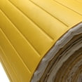thumbnail image 4 of Pleated Marine Vinyl Upholstery Fabric  Bright Yellow 54" Wide By 10 Yards Boat Auto, 4 of 7