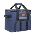 thumbnail image 1 of Bolsa más enfriador Bolsa térmica Reutilizable Zipe Versátil Lunch Box Lunch Tote para caminatas Trips de día de parque Almuerzo de trabajo Azul oscuro, 1 of 8