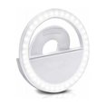 thumbnail image 1 of 2 piezas 28 LED Luz de selfie LED Luz de clip de selfie Luces de anillo de clip regulables recargables Luz de relleno portátil para computadora portátil, cámara, 85 * 85 * 27 mm, 1 of 4