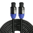 thumbnail image 2 of Cable de audio con conector de cuatro núcleos, cable de conexión de audio, conector de aviación, anillo de etapa, cable de altavoz con cabezal Ohm, 2 of 5