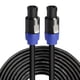 thumbnail image 2 of Cable de audio con conector de cuatro núcleos, cable de conexión de audio, conector de aviación, anillo de etapa, cable de altavoz con cabezal Ohm, 2 of 5