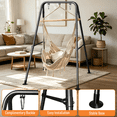 thumbnail image 5 of G TALECO GEAR Hammock Chair Stand, Outdoor Swing Frame, Indoor Swing Chair Not Included, Heavy-Duty Steel 350lbs, Black, 5 of 8