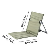 CASAFUN Portable Outdoor Folding Chair Ultralight Folding Stool Fishing Chair Camping Backrest Sitting Chair Camping Mazar