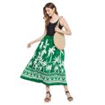 thumbnail image 1 of Gypsie Blu Women's Skirt A-Line Long Maxi Rayon Boho Elastic Waist Midi Skirt, 1 of 7