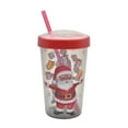 thumbnail image 3 of HOLIDAY TIME SANTA DESIGN PLASTIC TUMBLER, 3 of 3