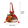 thumbnail image 6 of SDJMa Christmas Gift Bags with Drawstring, 8x10in Cute Snowman Christmas Treat Bags Goody Gift Bags Xmas Candy Bags Reusable Gift Wrapping Bags Xmas Holiday Party Favors, 6 of 7