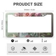 thumbnail image 3 of License Plate Frame Jar of Pink Roses with Butterflies Standard Car Tag Cover Holder 2 Pieces Hello Spring Rose Flower Aluminum License Plate Cover for Women Men US Vehicles Standard, 3 of 6