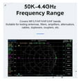 thumbnail image 2 of 7inch 50KHz-4.4GHz SV4401A Touch LCD NanoVNA VNA Vector Network Antenna Analyzer UHF HF VHF SWR 100db Dynamic Upgrade Version ,Powerful Signal Generation, 2 of 6