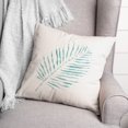 thumbnail image 3 of Creative Products Watercolor Fern Teal 18x18 Spun Poly Pillow, 3 of 3