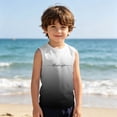 thumbnail image 2 of Wxolcjlv Boys Summer Baech Gradient Tank Top Casual Comfortable Swim T Shirt, Sizes 3-14, 2 of 4
