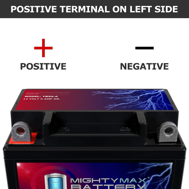 YB9A-A 12V 9AH Battery Replaces Suzuki LT-F160 QuadRunner