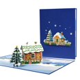 thumbnail image 4 of Tarjetas 3D creativas de varios tipos, pegatinas de decoración navideña, tarjetas de felicitación de Año Nuevo cortadas con láser, 4 of 4
