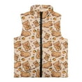 thumbnail image 4 of Uorisanigo Fleece Jacket Vest for Boys Girls, Casual Lightweight Kawaii Capybara Full Zipper Kids Jackets, Soft Puffy Sleeveless Vests Warm Outwear Fall Winter Trendy Age 2-12, 4 of 7