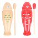 thumbnail image 1 of EeaseMX 2 juegos de instrumentos de percusión Orff, juguetes de percusión de madera con forma de pez, juguetes musicales de percusión para niños., 1 of 8