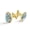 Color 1, variant on Men's Classic Stainless Steel, Dinosaur Camouflage Pattern Cufflinks Business Wedding Shirts, Golden