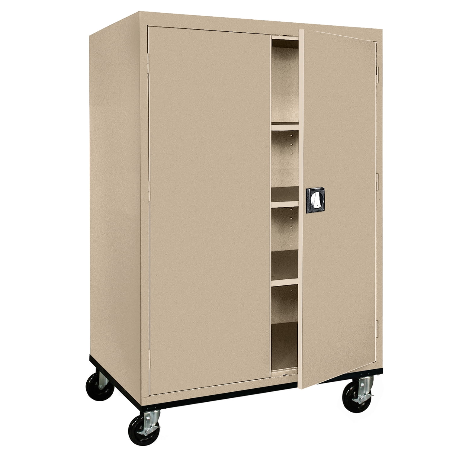Sandusky Lee 46"W x 24"D x 66"H 4Shelf Transport Mobile Storage