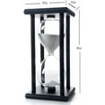 thumbnail image 1 of Hourglass Sand Timer, 60 Minutes Wood Sand Clock, 1 of 4