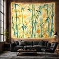 thumbnail image 6 of Bamboo Botanical Tapestry with Leaves and Coordinated Floral Designs, 6 of 7