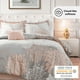 thumbnail image 5 of Comfort Spaces Juego de Edredón Tamaño Queen Juego de Cama Floral de 5 Piezas para Todas las Estaciones, Juego de Edredón Tamaño Queen Ruborizado con Falda de Cama, 5 of 6