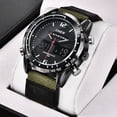 thumbnail image 5 of Reloj de cuarzo para hombre, relojes para hombre, reloj deportivo de moda para hombre, reloj de cuarzo digital LED, relojes casuales para hombre, 5 of 5