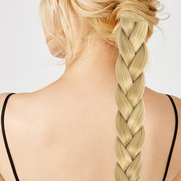 OUNONA Long Braided Ponytail Extension Wrap Around Hair Extension Synthetic Hair Piece