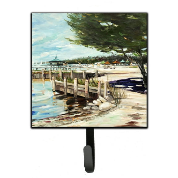 Carolines Treasures JMK1273SH4 At the Pier Sailboats Leash or Key Holder 7Hx4.25W multicolor