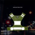 thumbnail image 3 of Reflective Vest Chemical Fiber Fluorescent Yellow High Visibility Safety Vest For Night Work, 3 of 6