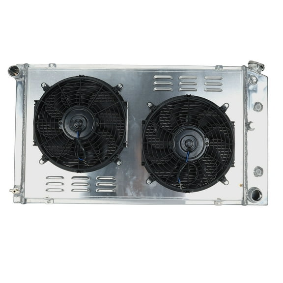3 Row Radiator Shroud Fan For 1968-1973 Chevy Chevelle Impala/1971-1990 Caprice