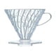 thumbnail image 1 of Hario V60 Gotero de café de plástico, tamaño 03, transparente, 1 of 1