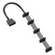 thumbnail image 1 of Molex a cable de alimentación SATA de 15 pines, cable de alimentación trenzado negro IDE de 4 pines a 5 x 15 pines SATA para disco duro ACTIVE Biensenido a ACTIVE, 1 of 5