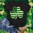 thumbnail image 2 of Women's Plus St Patricks Day Gnome Tshirts,Womens St Patricks Day Shirt Short Sleeve Round Neck Tshirt,Women's St Patrick's Day T-Shirt Lucky Irish Shamrock USA Flag Clover Graphic Tees Tops, 2 of 5