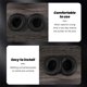 thumbnail image 3 of 2X 60mm LR Ear Pads Replacement Headphones 6CM PAD, 3 of 5