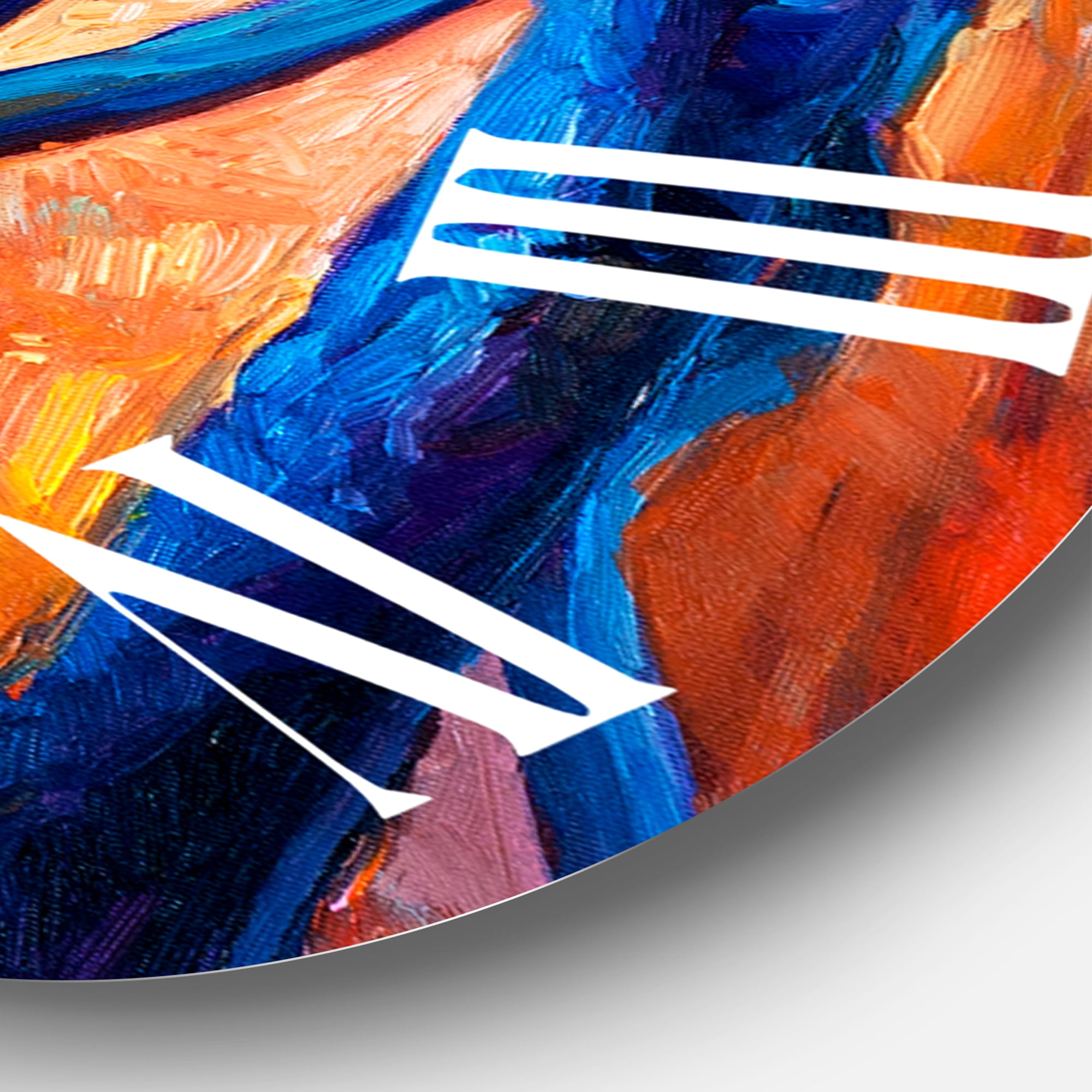 Designart 1 in Farmhouse Wall Clock