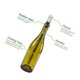 thumbnail image 5 of Enfriador de vino, enfriador de botellas de vino de acero inoxidable 3 en 1, varilla de enfriamiento rápido sin hielo con aireador y boquilla de vertido, gif perfecto para accesorios de vino JAMW Sencillez, 5 of 5