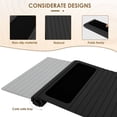 thumbnail image 4 of Dsseng 2 Pcs Sofa Arm Tray Easy Assembly Wood Couch Armrest Table Foldable Sofa Armrest Tray Table for Snack Phone Remote Beverage, 4 of 10