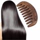 thumbnail image 5 of Natural comb Wooden wide tooth hair comb detangler Sandalwood Waist comb I7 X5L1, 5 of 7