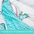 thumbnail image 5 of JumpOff Jo Standard Toddler Nap Mat Sleeping Bag for Preschool, 43 x 21 in - Unicorn Pixie Dust, 5 of 6