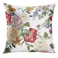 thumbnail image 1 of BSDHOME Red Flower Floral Pattern with Roses Watercolor Pink Botanical Pillow Case 18x18 Inches Pillowcase, 1 of 1