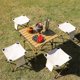 thumbnail image 3 of Taburete maza Plegable para Exteriores Silla de Pesca Portátil Silla Plegable Ligera Silla maza para Acampar Banco para picnic, 3 of 8