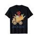 thumbnail image 1 of Girls & Boys Cotton Graphic Tees, Back To School Clothes Girls, Casual Style Summer Shirts With Dump Truck and School Supplies Pattern, Gift For First Day of School, Round Neck Short Sleeve T-Shi, 1 of 6