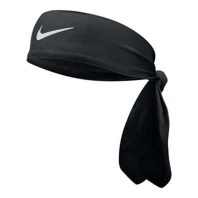 Corbata para la cabeza Nike Dri-Fit Fury, que absorbe el sudor, unisex, negra