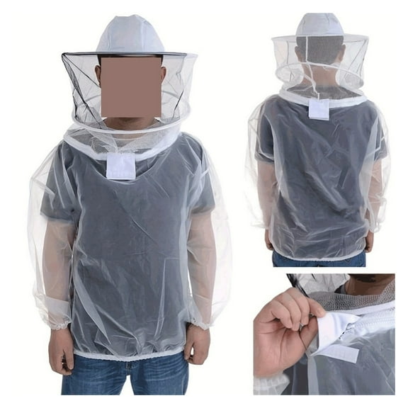 Breathable Men's Beekeeper Suit - Professional Transparent Protective Jacket ,Comfortable and Sturdy