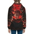 thumbnail image 2 of Jujutsu Kaisen Ryomen Sukuna Kids' Hoodie 3d Print Sweatshirt Soft Pullover Hooded With Big Pockets For Boys Or Girls Small, 2 of 7