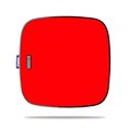 thumbnail image 2 of Skin Decal Wrap Compatible With Roku Ultra Sticker Design Solid Red, 2 of 6