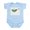 Sky Blue, variant on CafePress - One Pea Infant Bodysuit - Baby Light Bodysuit, Size Newborn - 24 Months