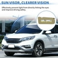 thumbnail image 3 of Parasol del lado izquierdo Unique Bargains compatible con Honda CR-V 2017-2022, ensamblaje de parasol de automóvil con luz de tocador y espejo, reemplaza No.83280-TLA-A62/83280-TLY-H11ZB Beige, 3 of 7