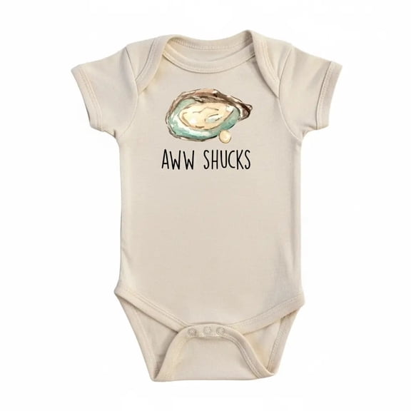 Oyster Aww Newborn Baby Bodysuit