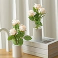 thumbnail image 6 of Artificial Flower Night Light, Rose Flower with Vase Lamp, LED Desktop Decorative Landscape Lights for Festival Party Home Decor Atmosphere Light Gifts, 6 of 6