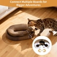 thumbnail image 5 of Kitty Toys Magic Organ Cat Scratching Board Toy for Indoor Cats Twisty Paws cat Toys Foldable Accordion Honeycomb Kitten curlz Cat Scratcher with Ball (1pcs), 5 of 8